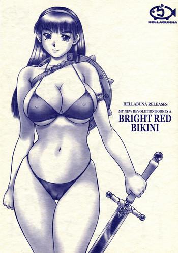 revo no shinkan wa makka na bikini my new revolution book is a bright red bikini cover